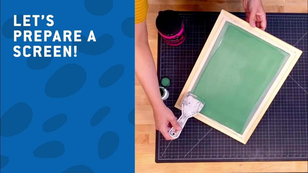 DIY Screen Printing Using Speedball's Advanced All-In-One Screen