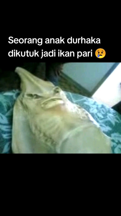 ANAK DURHAKA DIKUTUK MENJADI IKAN PARI😭😭 #shorts