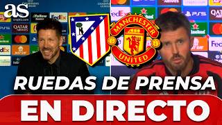 Information LIVE: Atlético de Madrid vs Manchester United | Post-match PRESS CONFERENCES | CHAMPIONS News