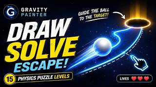 Gravity Painter Mini Game Project Demo | HTML CSS JavaScript Source Code
