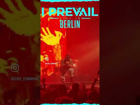 @IPrevailBand live in Berlin #iprevaillive #iprevail #metalcoreband #concert #bestmetalcoreband