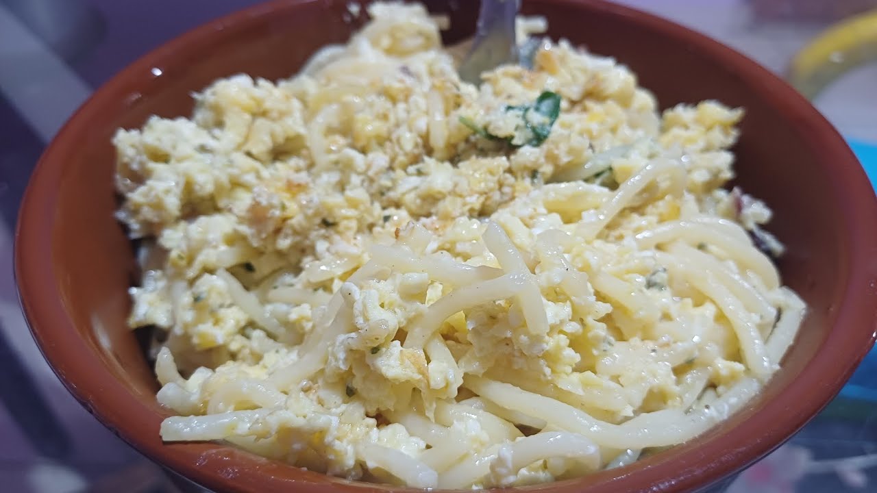 ALMOÇO DE HOJE MACARRÃO CREMOSO 