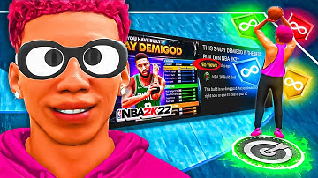 This ZERO VIEW Video Gave me the Most BROKEN Build on NBA 2K22