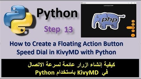 How to Create a Floating Action Button Speed Dial in KivyMD with Python