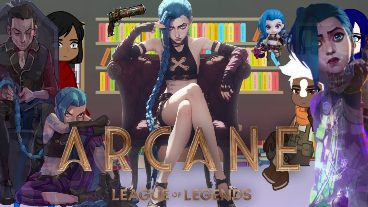 Аркан реагирует на Джинкс 2/? |gacha| |0.5x|