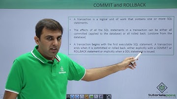 Oracle DB - SQL Commands