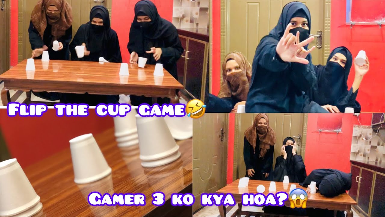 Flip The Cup Challenge Is Soo Exciting 🤪|Harny waly ki sza?😱|Gaon Gamer's |