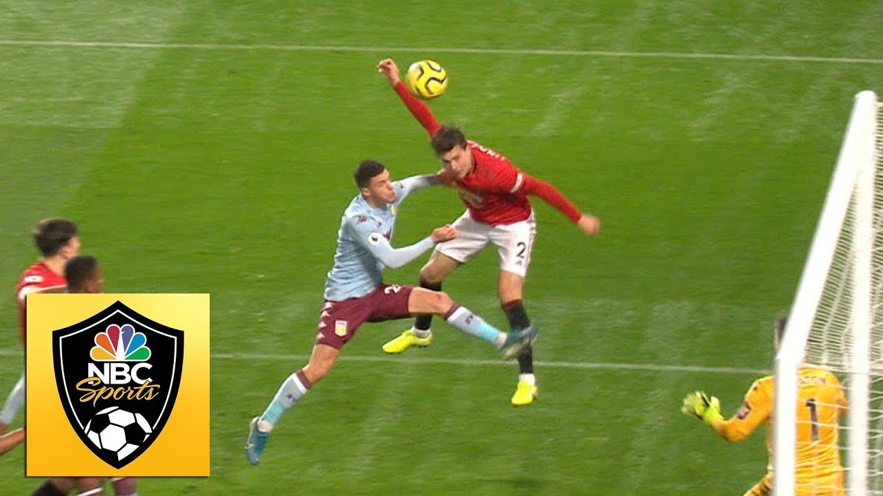 Victor Lindelof heads Manchester United in front vs Aston Villa
