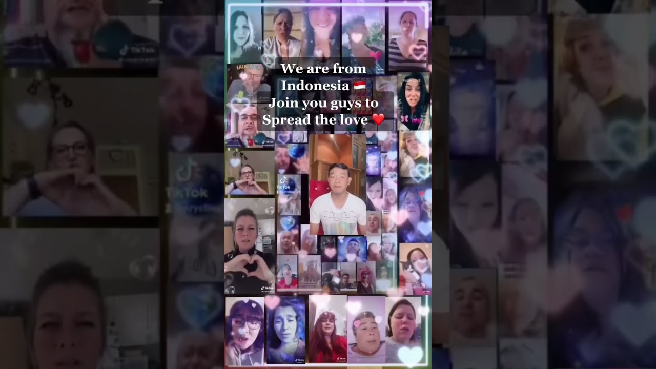 We are the world singing together from all the country 💪🌎