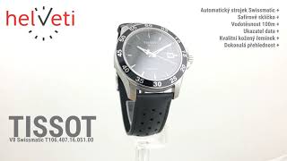 Tissot V8 Swissmatic T106.407.16.051.00 - YouTube