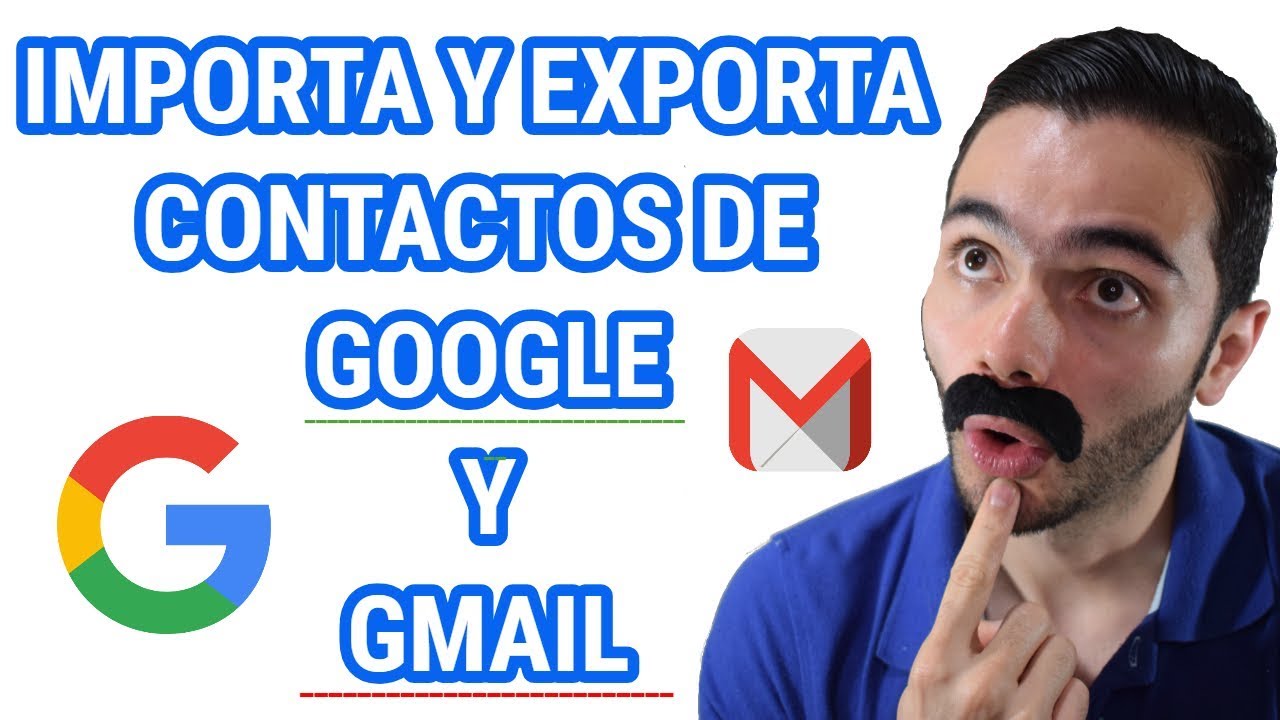 Gmail exportar contactos