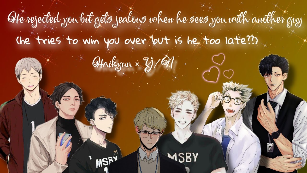 He rejected you but gets jealous when he sees you with another guy