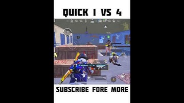 Quick 1 vs 4 with S686💀 ! #pubg #bgmi #pubgm #bgmilive #shorts #status #shortsfeed #gaming