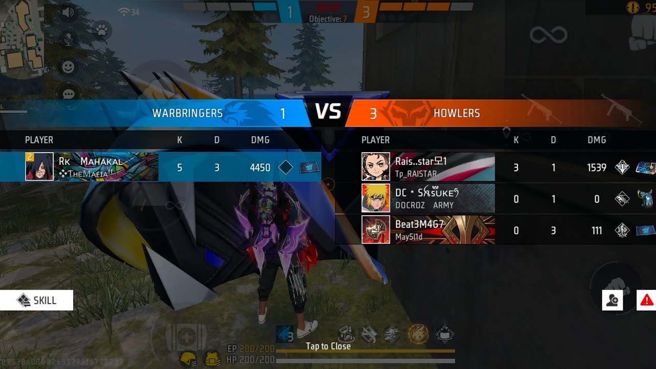 1 vs 3 clutch gamplay pro player se