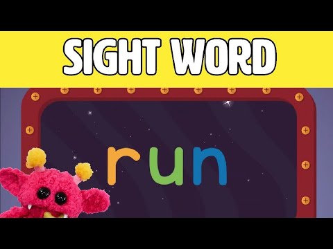 RUN Let S Learn The Sight Word RUN With Hubble The Alien Nimalz Kidz Songs And Fun