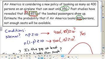 AP Statistics 7.2 Example Sampling Distributions for proportions