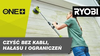 Teleskopowa Szczotka Obrotowa, Akumulatorowa 18V One Ryobi