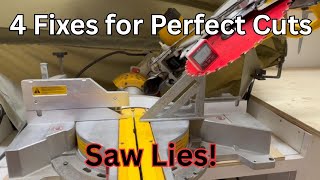 4 Fixes for Perfect Cuts for your Saw  in just 2 min !