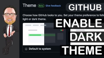 Github Enable Dark Mode