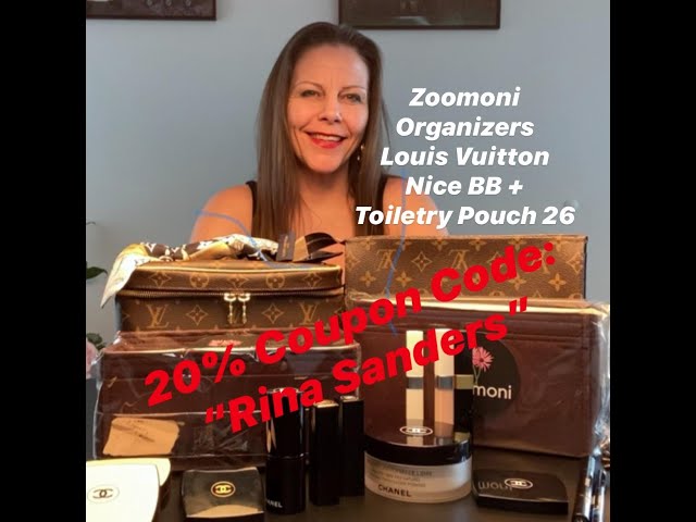 How to organize LV Nice BB and make up bags like a pro with #Zoomoni  organizers! You can get your organizers for your LV bag from 👉…