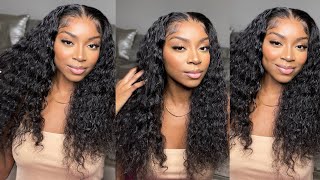 Install a Wig With Me (360 Lace, Pre-Plucked, Water Wave, Glueless) LuvMe Hair