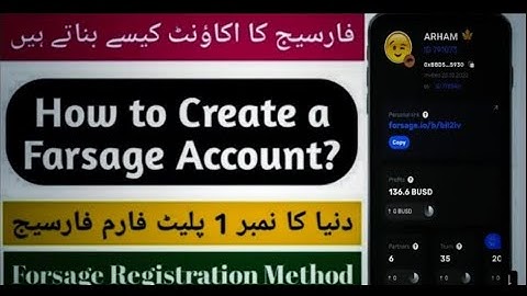 Step by Step Guide Creating a Forsage Binance USD Account for Online Business  #forsage #teamalpha
