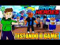 TESTANDO O ANIME HEROES PELA PRIMEIRA VEZ!