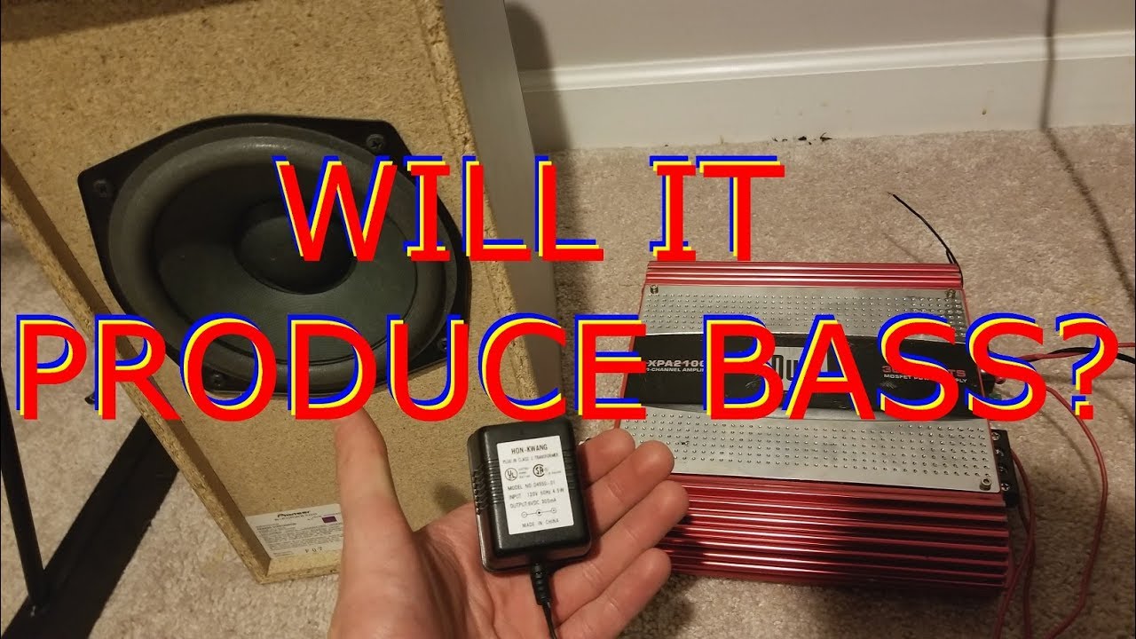 Will It Work Car Amp Plugged Into A Wall? YouTube