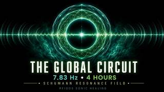 The Global Circuit | 7.83 Hz Schumann Resonance Field (4-Hour Black Screen)