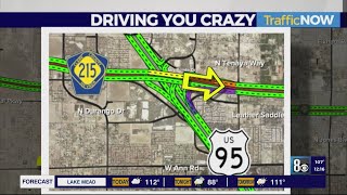 Upcoming closures, lane restrictions on I-15 could affect southern Las Vegas valley drivers