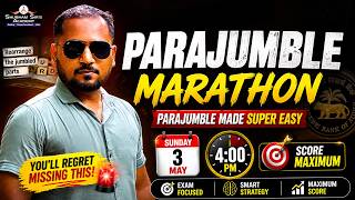 Parajumble Marathon 🔥 | Parajumble Made Super Easy by Sagar Sir | Don’t Miss #Parajumble #SSA