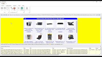 How to scrape product data from eBay using WebHarvy ?