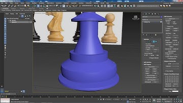 3DS MAX Chess Project - Video Two Modelling the Pawn