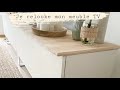 DIY ⇾ Je relooke mon meuble TV IKEA (il est méconnaissable)🤭