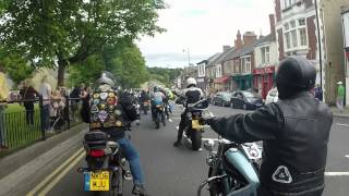 Funeral ride, north east bikers, crook