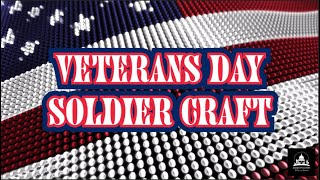 Veterans Day Soldier Craft Virtual Program by Bolden/Moore Library - November 15, 2021