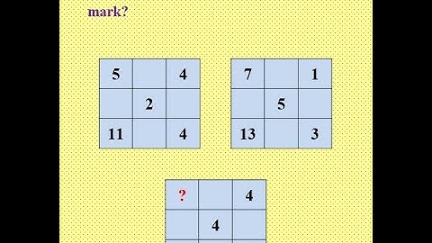 Missing number Puzzle #13