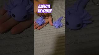 I printed these axolotl keychains 💜 Which one #3DPrinting #Axolotl #Keychain #BambuLab #3DPrint
