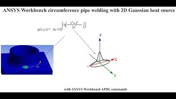 ANSYS WB APDL 2D Gaussian heat source on circumference path pipe welding (fillet weld)