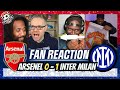 ARSENAL HATERS ARE LAUGHING 😂 FULL TIME REACTION TO INTER MILAN 1-0 ARSENAL 2425 CHAMPIONS LEAGUE