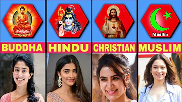 Religion of Popular South Indian Actress || Tollywood actress religion