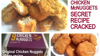 Please subscribe, it's free! . how to make mcdonald’s chicken
nuggets /chicken nuggets:- is the non vegetarian starter dish which
easy ...