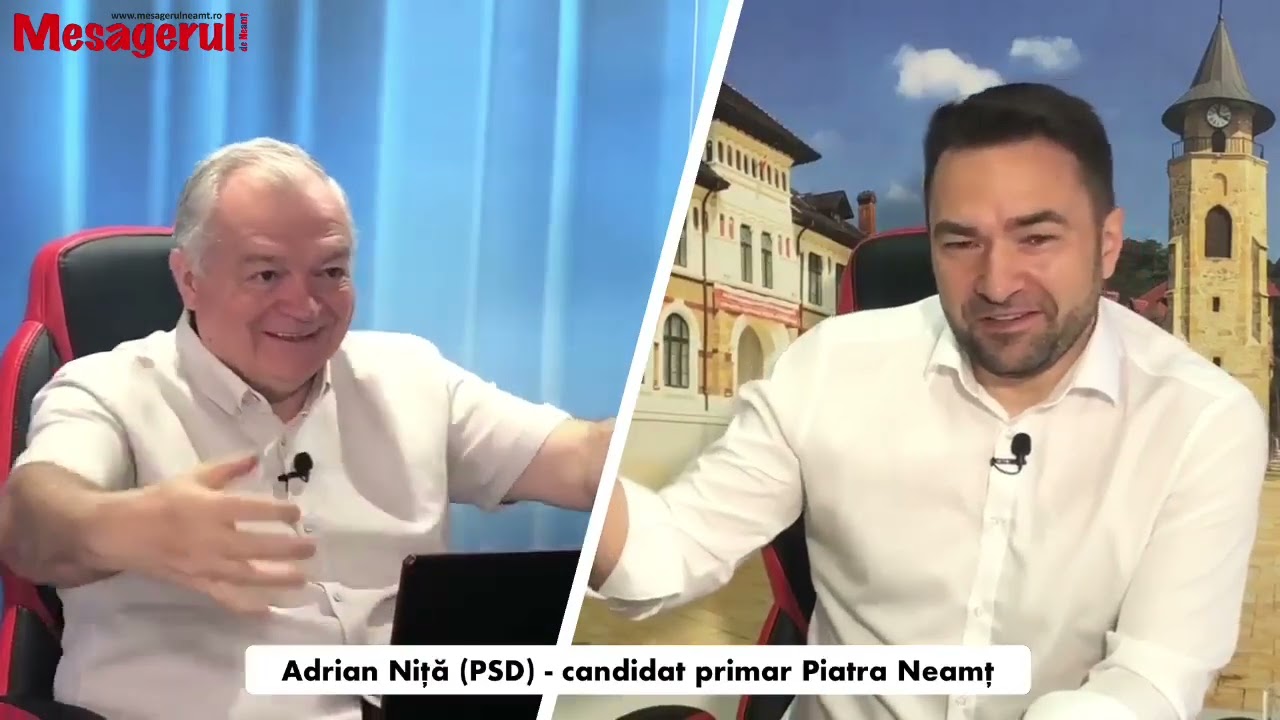 VIDEO. Cafeaua de dimineață. Invitat: Adrian Niță, candidat PSD la Primăria Piatra Neamț