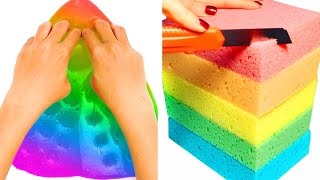8 Hours Oddly Satisfying Rainbow Slime ASMR  Relaxing Before Sleep And After Work 2024