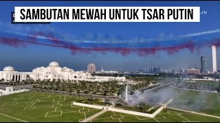 Formasi SU-35 Mengawal Papa Putin ke Uni Emirat Arab