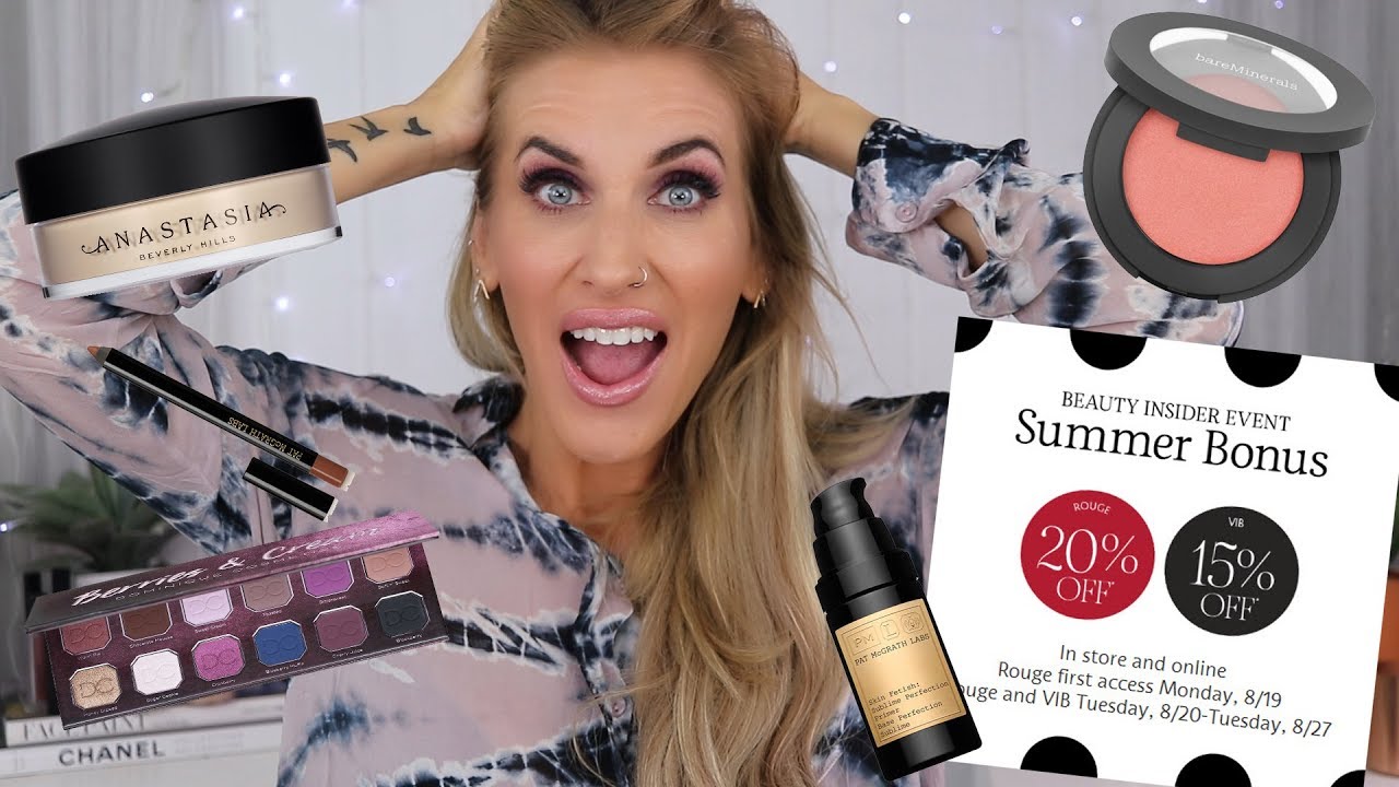 SEPHORA VIB RECS || Summer 2019 20% off!!