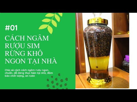 Video Cách ngâm rượu sim rừng khô ngon tại nhà - youtube