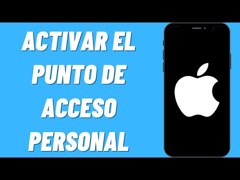 Video: ¿Cómo configuro un punto de acceso en mi iPhone?