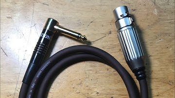 Hướng dẫn hàn dây tín hiệu Canon ra 6Ly