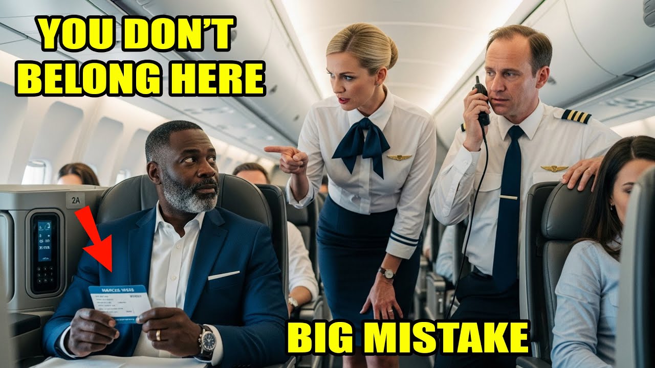 Стюардесса попыталась занять место чернокожего мужчины в первом классе — она не знала, кто он такой.